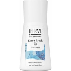 3x Therme Anti-Transpirant Extra Fresh Spray 75 ml