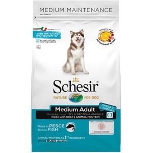 4x Schesir Hond Dry Maintenance Medium Vis 3 kg