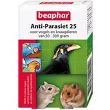3x Beaphar Anti-Parasiet 10 Knaag / Vogel 2 pipetten