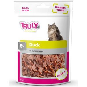 20x Truly Cat Snacks Eend met Taurine 50 gr