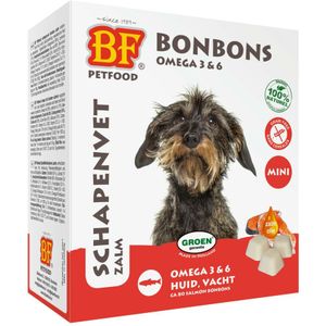 BF Petfood Schapenvet Bonbons Mini Zalm 80 stuks