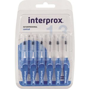 12x Interprox Ragers Conical 1.3 Blauw 6 stuks