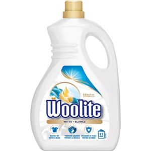 8x Woolite Wasmiddel Wit 25 wasbeurten 1,5 liter