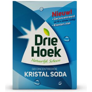 6x Driehoek Kristal Soda 600 gr