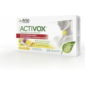 2x Arkopharma Activox Keelpijn En Droge Hoest 24 zuigtabletten