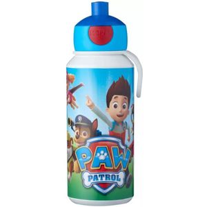 Mepal pop-up drinkfles Campus - 400 ml – Sluit goed af – Drinkbeker voor kinderen – Paw Patrol