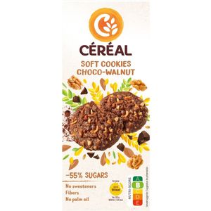 6x Céréal Soft Cookies Choco-Walnut 138 gr