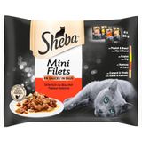 Sheba Delice Pouch Mini Filets In Saus Multipack 340 gr