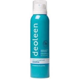 3x Deoleen Deodorant Spray Sensitive Anti-Transpirant 150 ml
