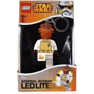 Lego Sleutelhanger met LED Licht Star Wars Admiral Ackbar