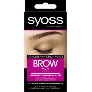 3x Syoss Browtint Dark Brown