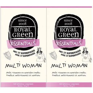 2x Royal Green Multi Woman 120 tabletten