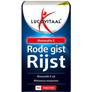 2+2 gratis: Lucovitaal Rode Gist Rijst 90 tabletten