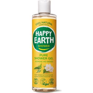 Happy Earth 100% Natuurlijke Douchegel Jasmine Ho Wood 300 ml