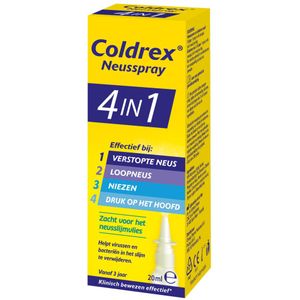 3x Coldrex Neusspray 4 in 1 20 ml