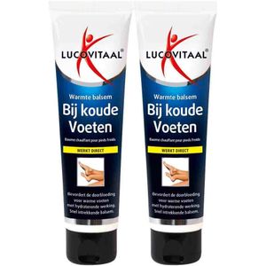 2x Lucovitaal Voeten Warmte Balsem 75 ml