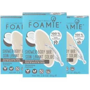 3x Foamie Body Bar Shake Your Coconuts