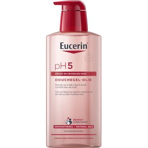 3x Eucerin pH5 Douchegel-olie 400 ml
