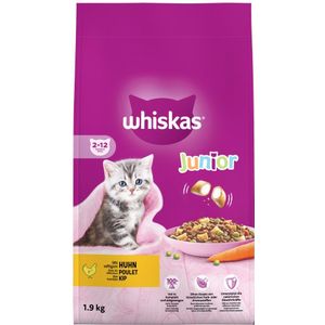 Whiskas Droog Junior Kip 1,9 kg