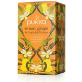 Pukka Thee Lemon, Ginger Momile, Gingera en Manuka Honey 20 stuks