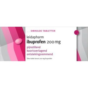 Leidapharm Ibuprofen 200mg 10 tabletten