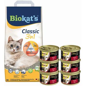 Biokat's Classic & GimCat ShinyCat in Jelly Kip Pakket