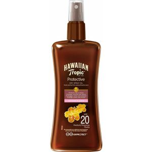 3x Hawaiian Tropic Zonneolie Protective Dry Spray SPF 20 200 ml