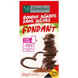 Damhert Chocoladetablet Fondant Zonder Suikers 85 gr