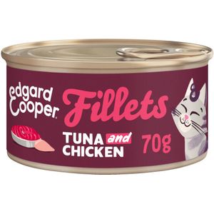 Edgard & Cooper Kattenvoer Fillets Tonijn - Kip 70 gr