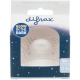 Difrax Fopspeen Natural 0+ mnd Glow In The Dark