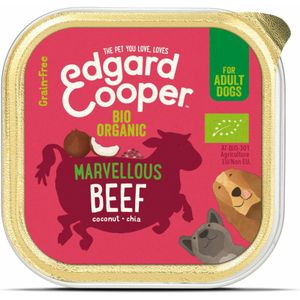 17x Edgard & Cooper Kuipje Vers Vlees Hondenvoer Bio Rund 100 gr