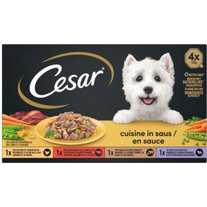 Cesar Cuisine in Saus Kuipje Multipack 600 gr