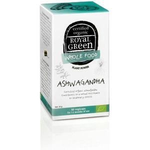 2x Royal Green Ashwagandha 60 vegacapsules