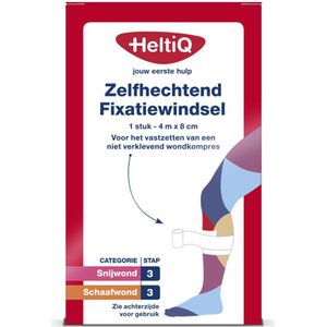 2x HeltiQ Zelfhechtend Windsel 4 m x 8 cm