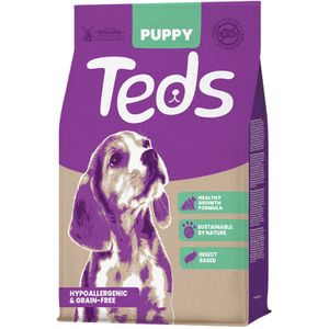 3x Teds Droogvoer met Insecten Puppy 2,5 kg