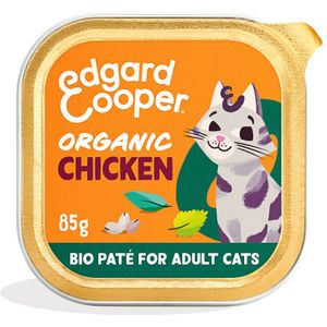 Edgard & Cooper Kattenvoer Adult Pate Biologische Kip 85 gr