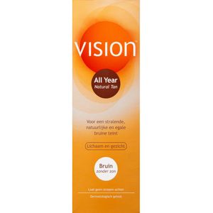 2x Vision All Year Natural Tan 150 ml