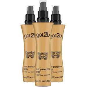 3x Got2b Guardian Angel Heat Protection Spray 200 ml