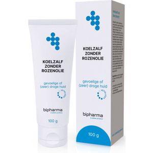 Bipharma - Koelzalf Zonder Rozenolie - 100 gr - Voor Droge Huid