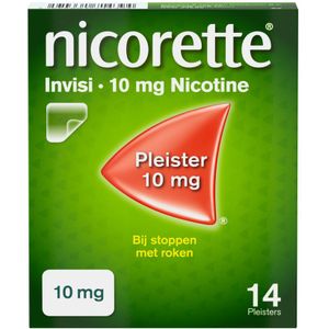 Nicorette Invisi 10 mg Nicotine Pleister 14 stuks