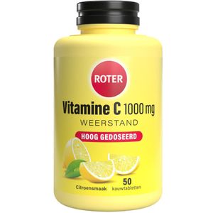 3x Roter Vitamine C 1000 mg Sterk Citroen 50 kauwtabletten