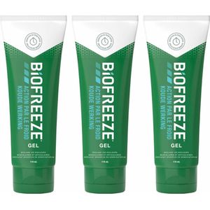 3x Biofreeze Cold Action Gel Verkoelend 118 ml