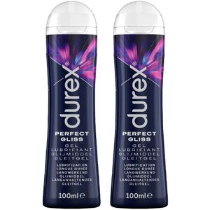 2x Durex Glijmiddel Perfect Gliss 100 ml