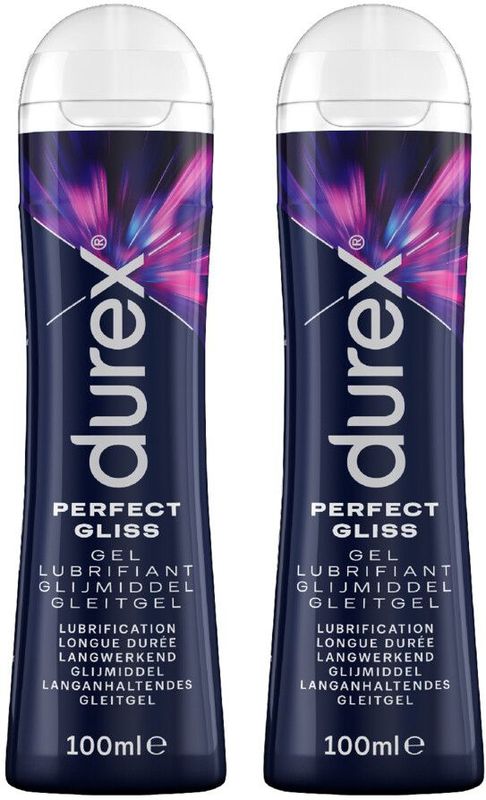 2x Durex Glijmiddel Perfect Gliss 100 ml