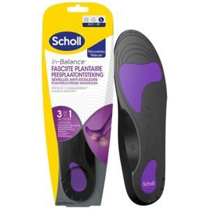 4x Scholl Balance Inlegzolen Peesplaatontsteking Large (Maat 42,5 - 45)
