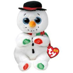 TY Beanie Babies Bellies Christmas Snowman 15 cm