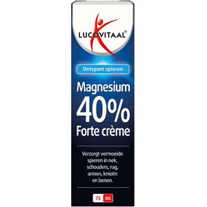 3x Lucovitaal Magnesium 40% Forte Crème 75 ml