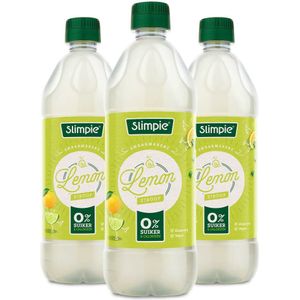 3x Slimpie Siroop Lemon 650 ml