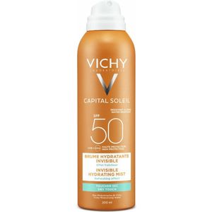 3x Vichy Capital Soleil Hydraterende Zonnebrand Mist SPF50 50 ml