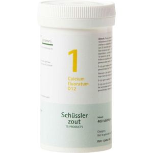 2x Pfluger Schussler Zout nr 1 Calcium Fluoratum D12 400 tabletten